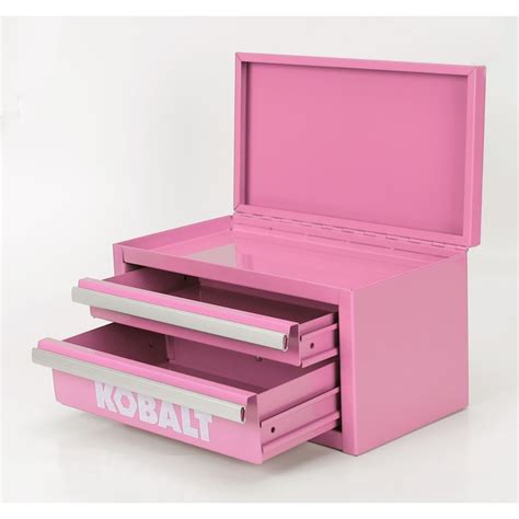 kobalt mini 10.83-in 2-drawer pink steel tool box|Kobalt Mini 2.